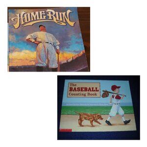Baseball Counting Book by Barbieri + Home Run the Story of Babe Ruth by Burleigh